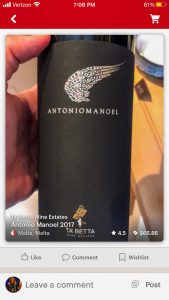 Ta' Betta Antonio Manoel Maltese wine