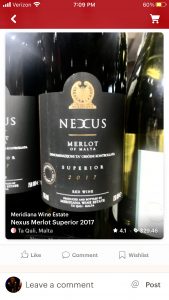 Nexus Maltese wine