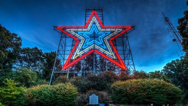 Roanoke Star on Mill Mountain