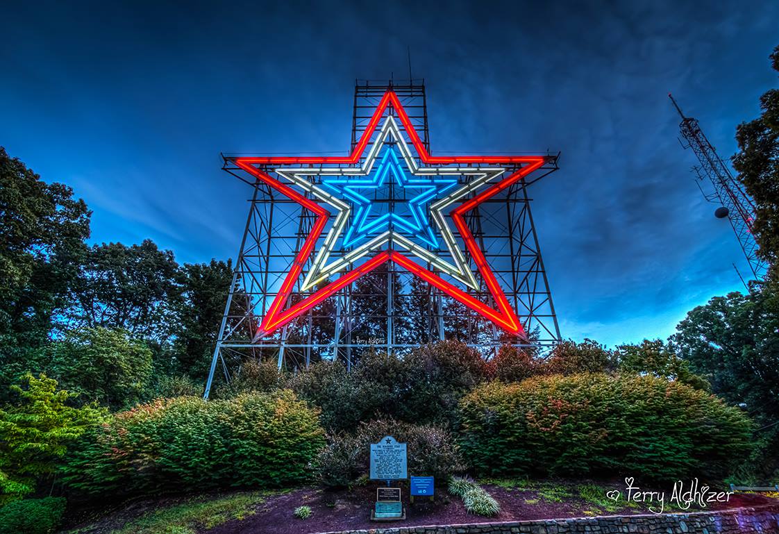 Roanoke Star on Mill Mountain