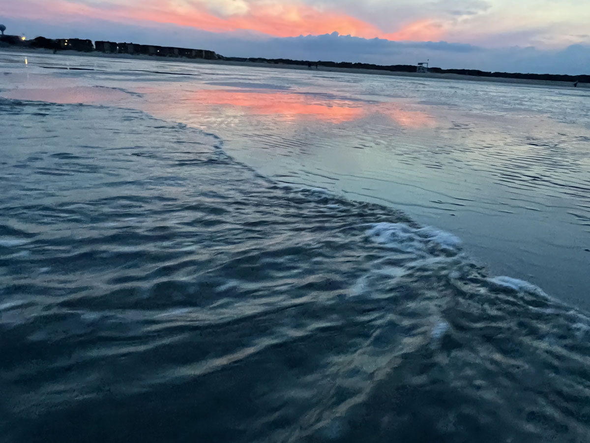 Beach sunset travel photo