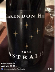 Clarendon Hills Astralis 2008