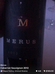 Merus Cabernet Sauvignon 2012