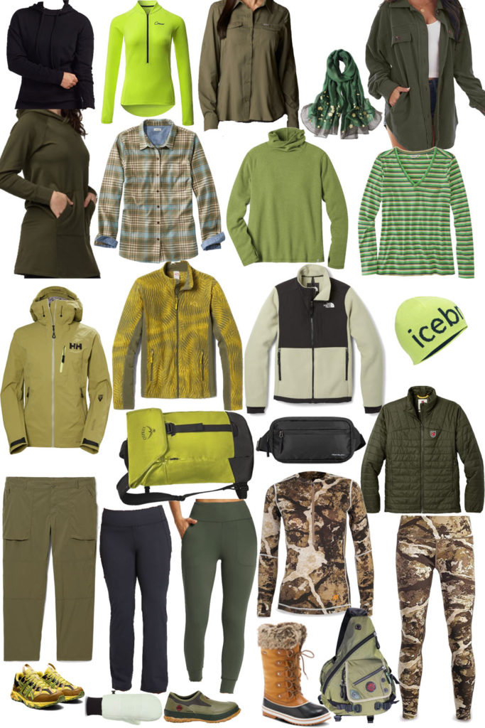 Strictly Sporty Fall Capsule Wardrobe in Olive and Yellow